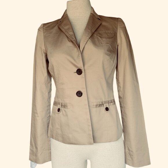 Banana Republic Jackets & Blazers - Banana Republic Tan Blazer Tailored Jacket